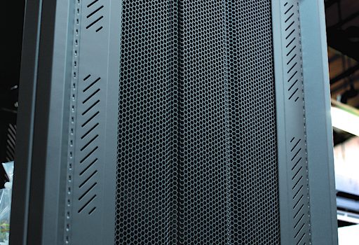 perforated metal sheets used for ventilation