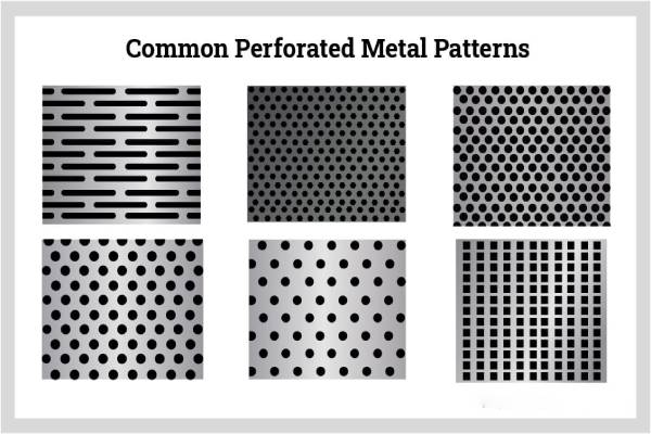 common perforated metal patterns