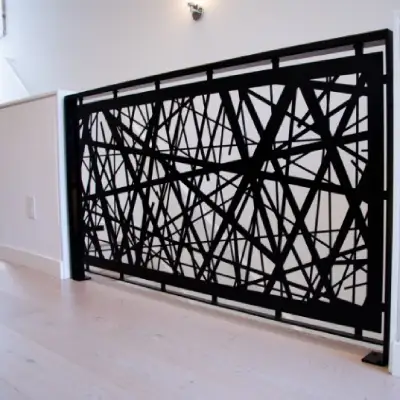laser cut stair railing