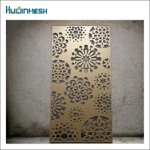 laser cut steel privacy screens