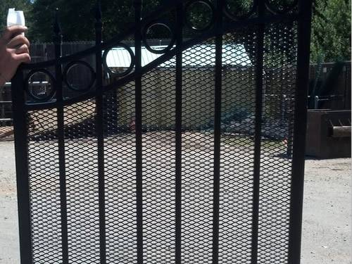 backyard metal gates