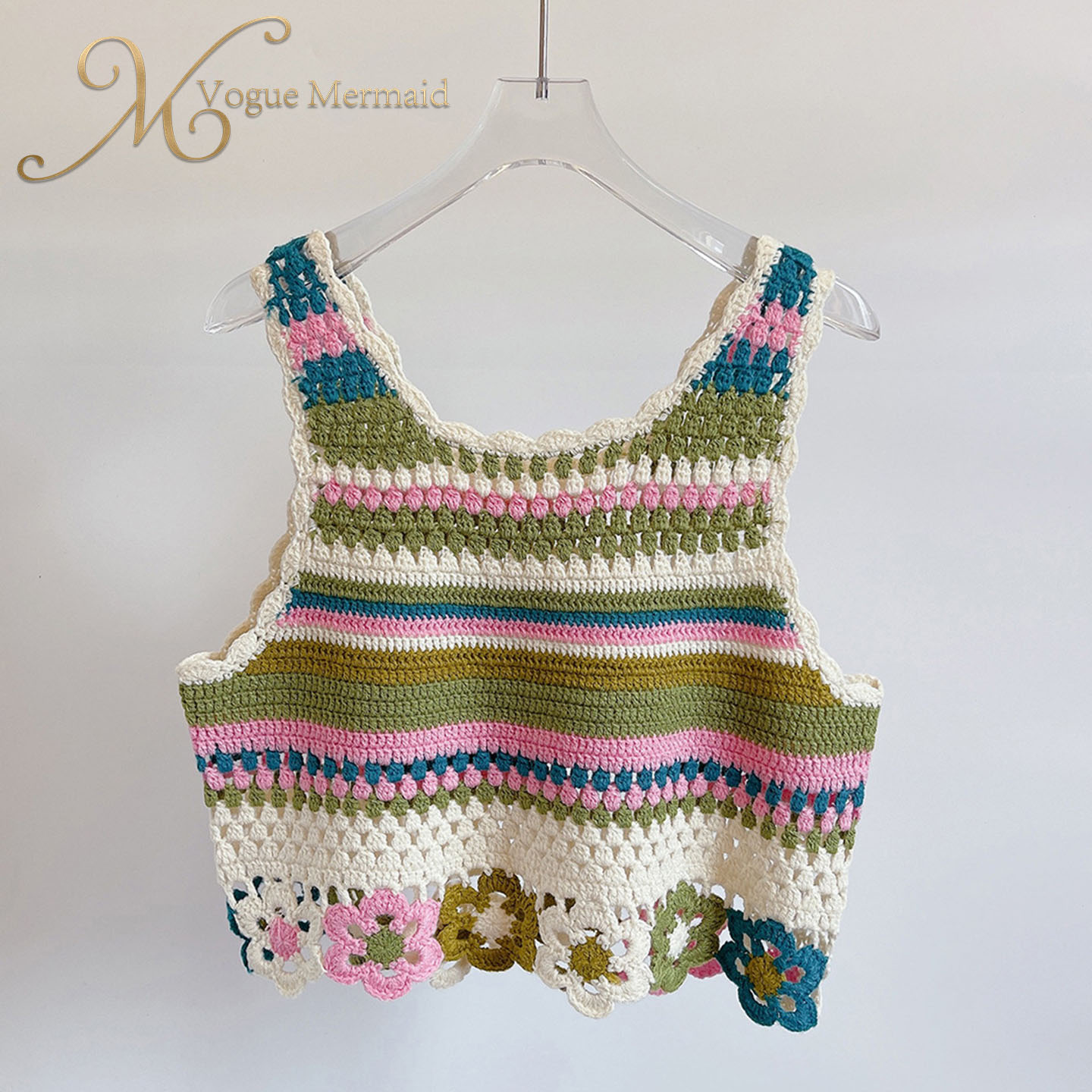 women crochet tank tops