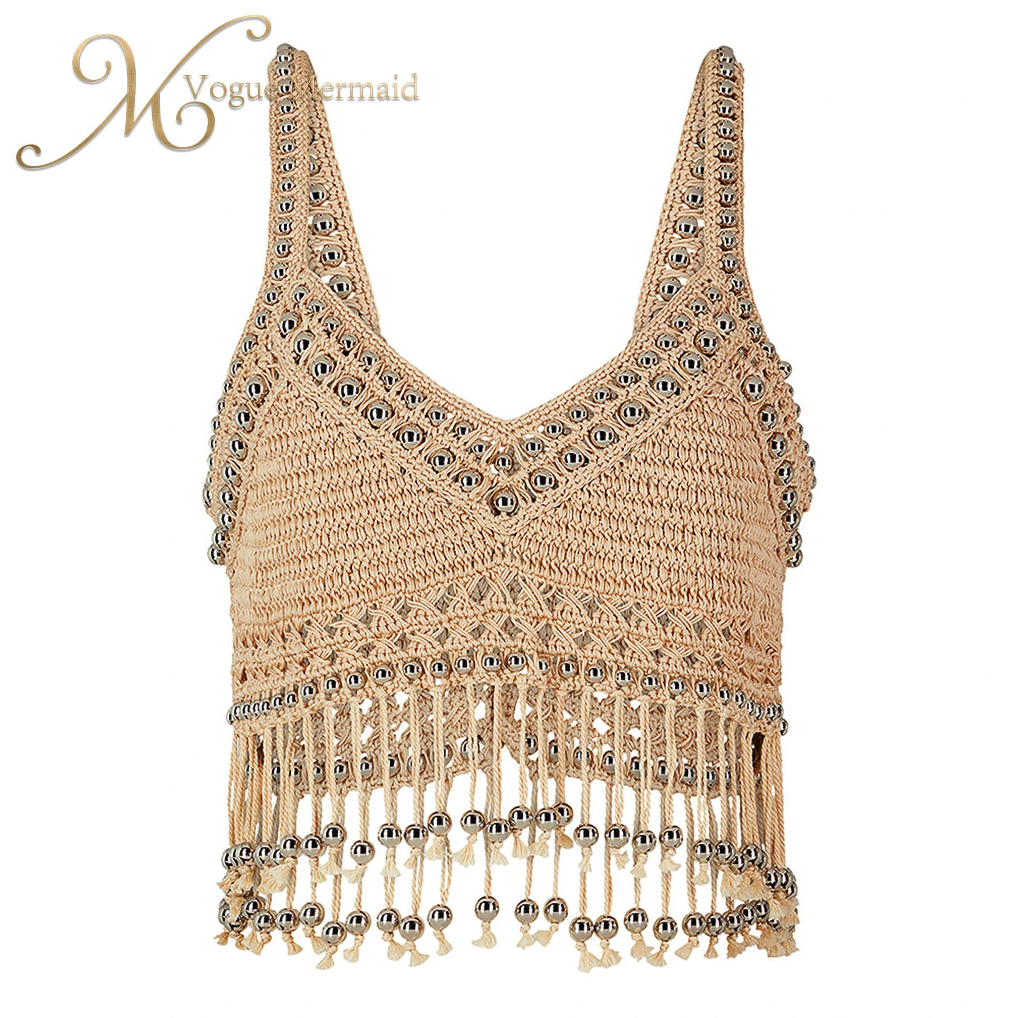 cotton crochet skirt and top set