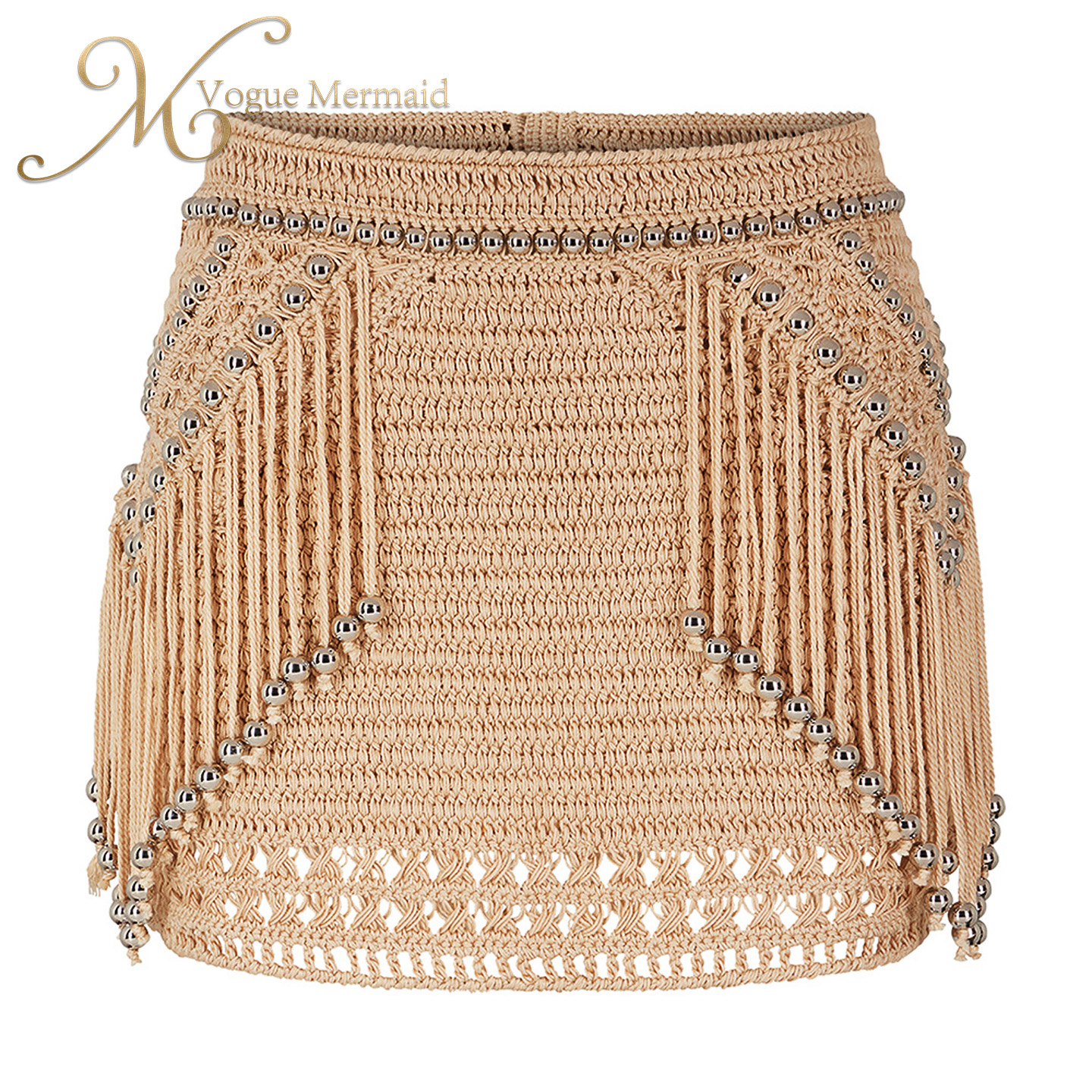 bodycon crochet skirt and top set