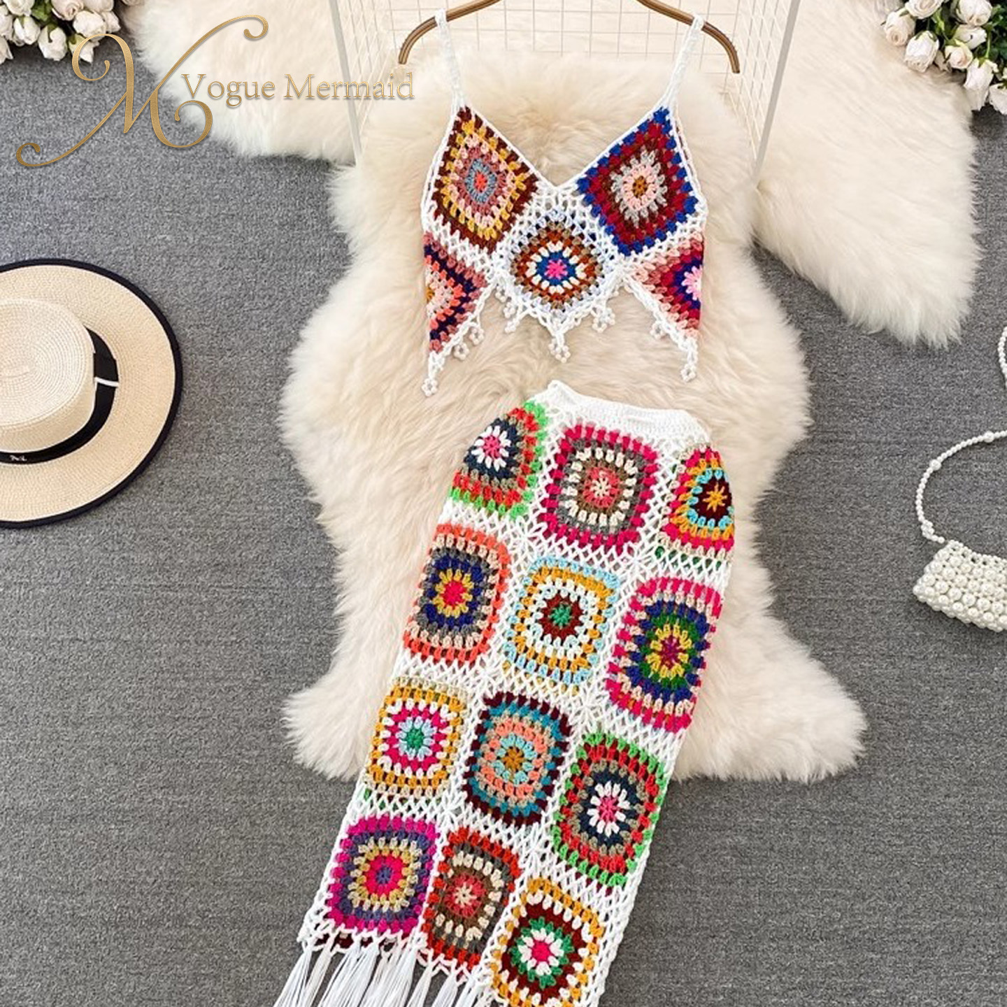 soft crochet set outfit