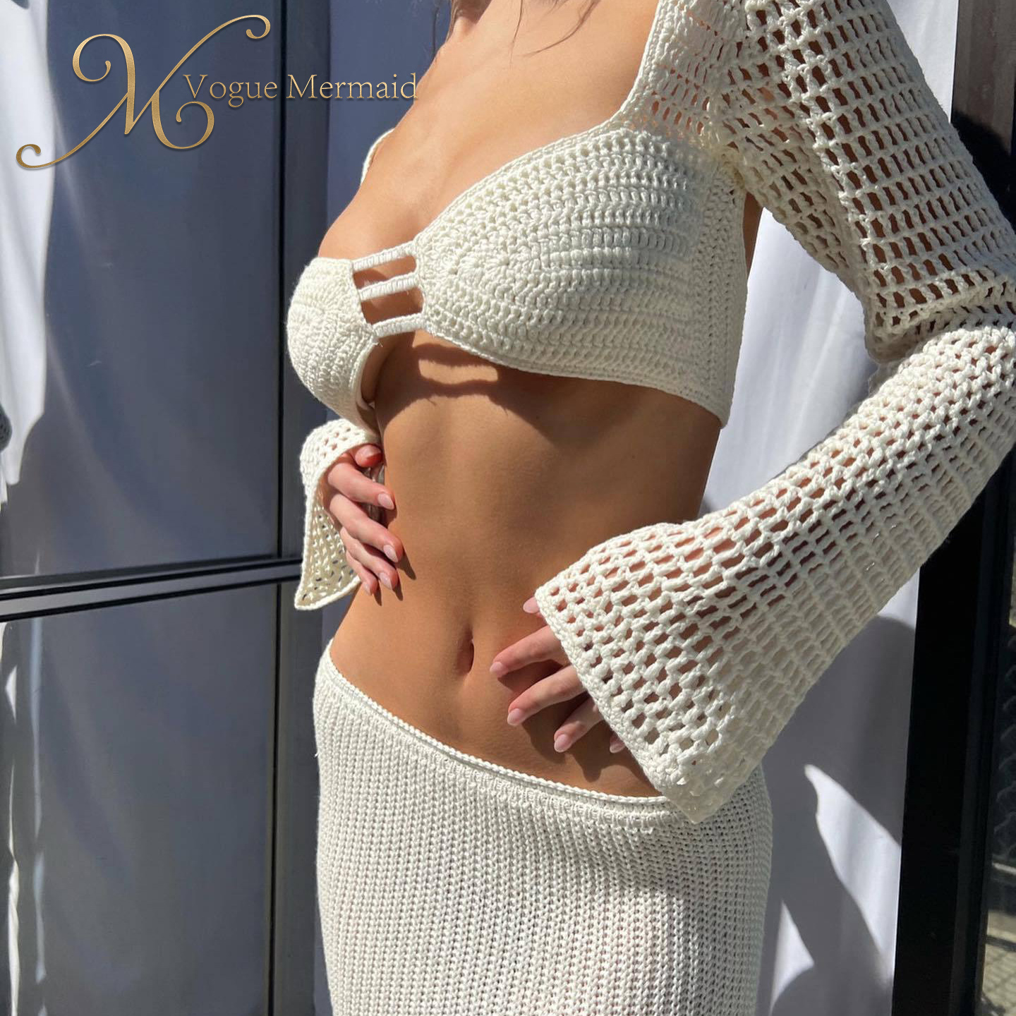 soft crochet 2 piece set