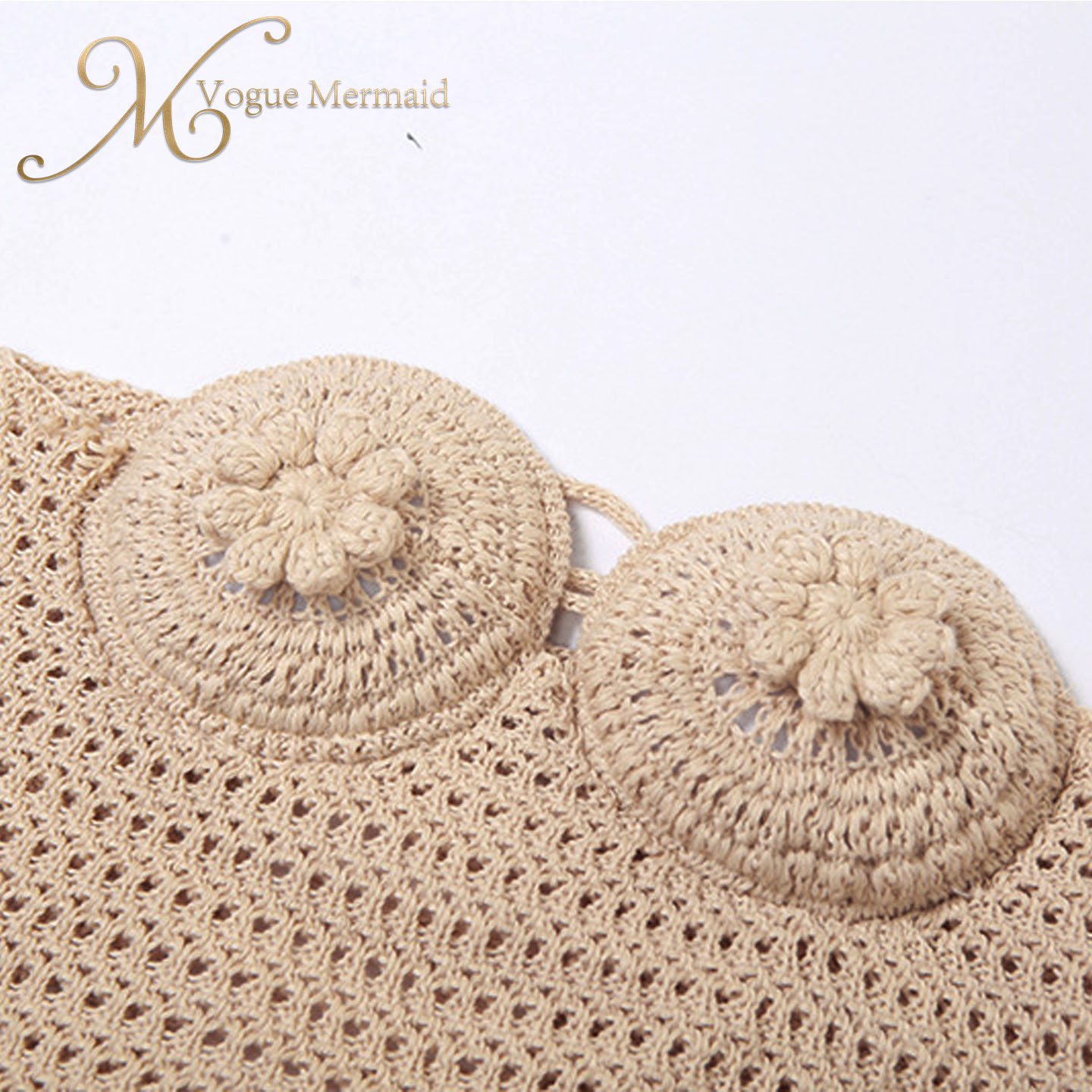 bodycon crochet two piece set