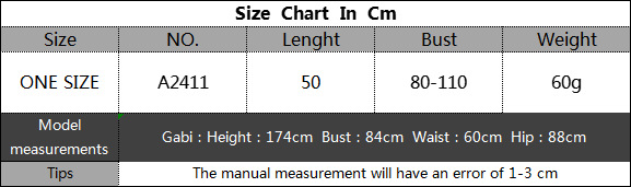 size of crochet summer top