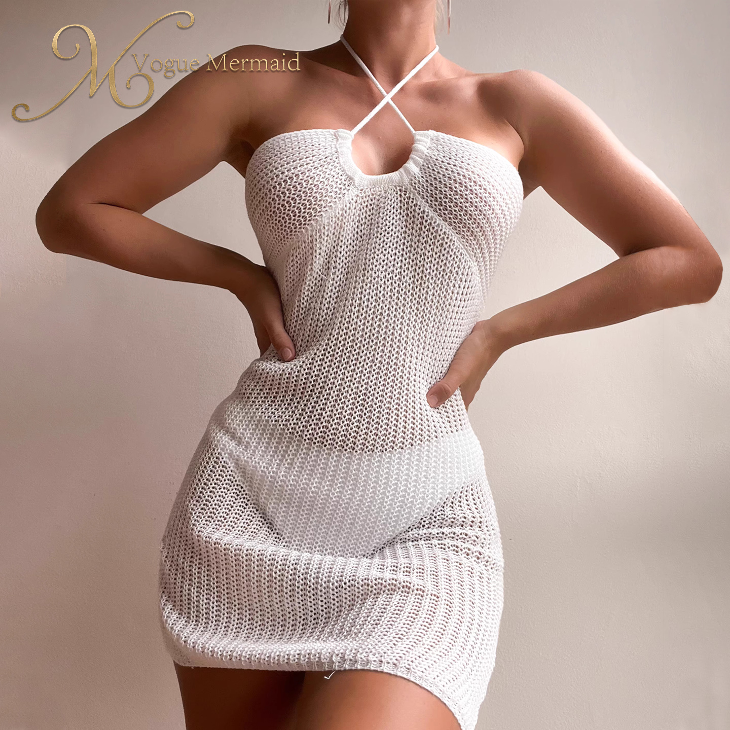fashion sexy crochet dress