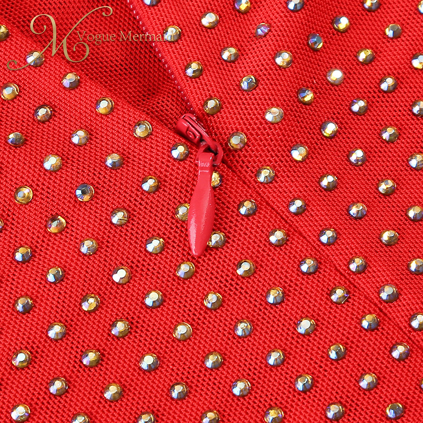 high quality rhinestone cocktail dress