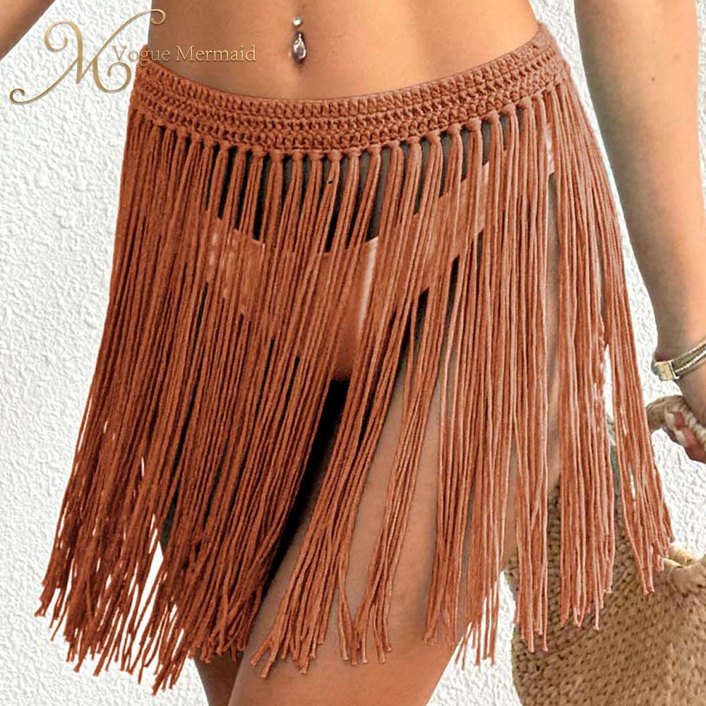 fashion crochet tassel skirt