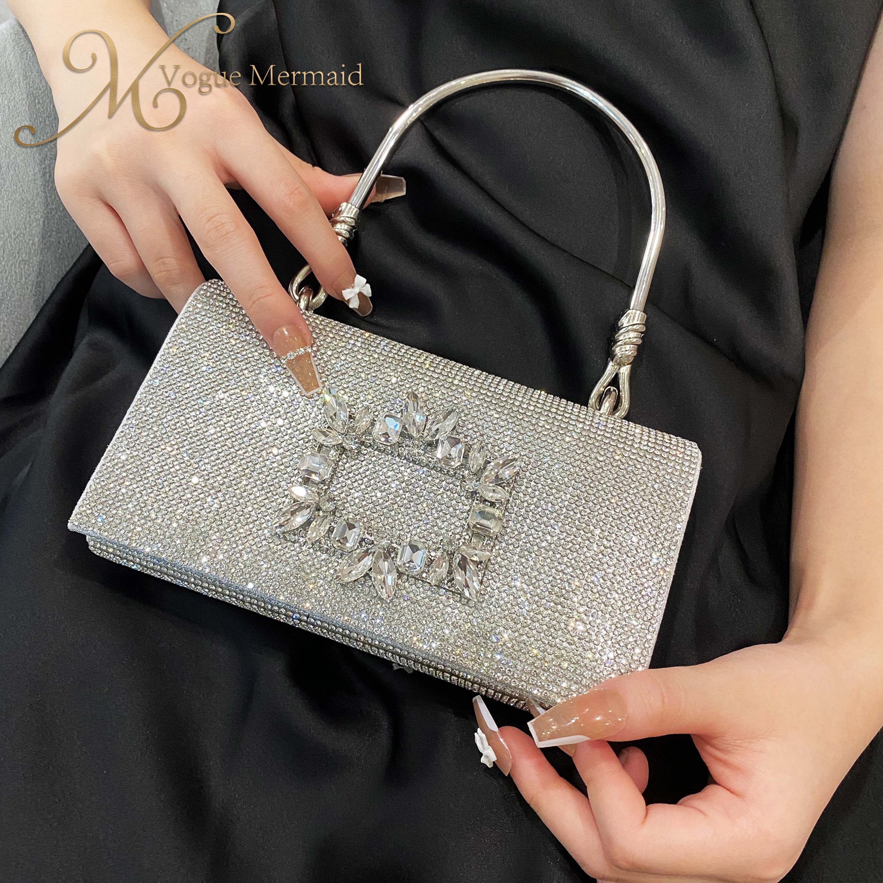 fashional rhinestone shoulder bag