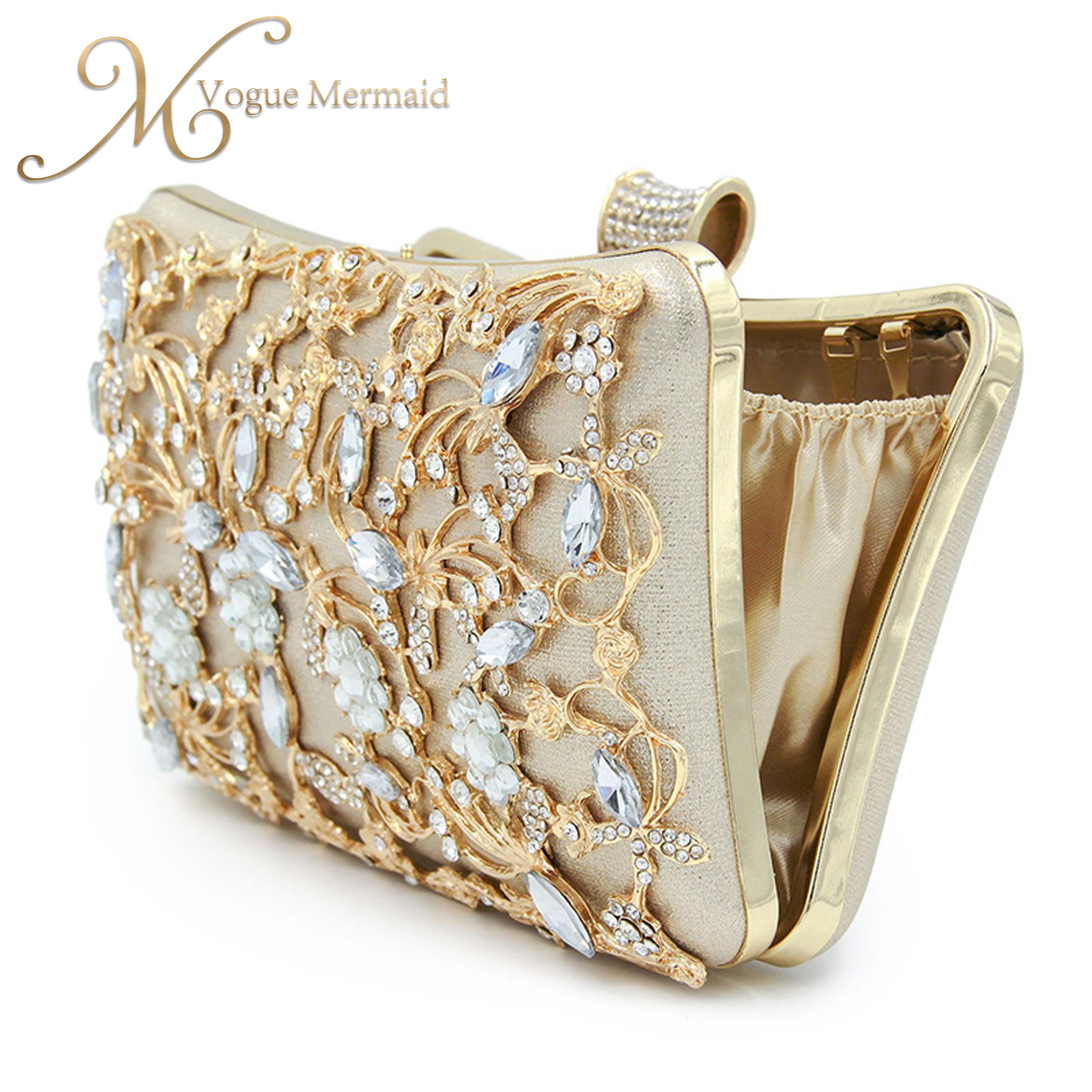evening rhinestone clutch bag