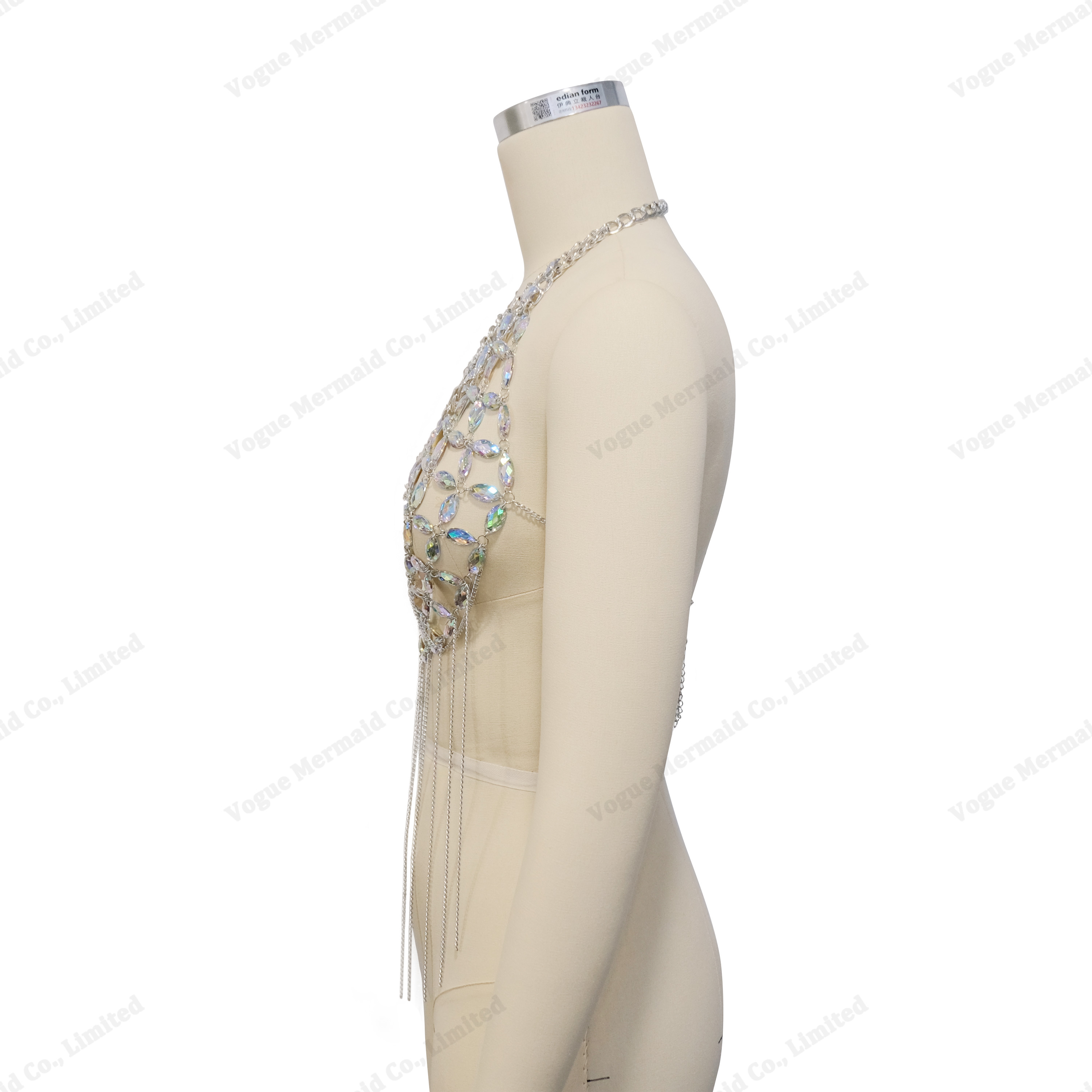 halter neck sexy body chain