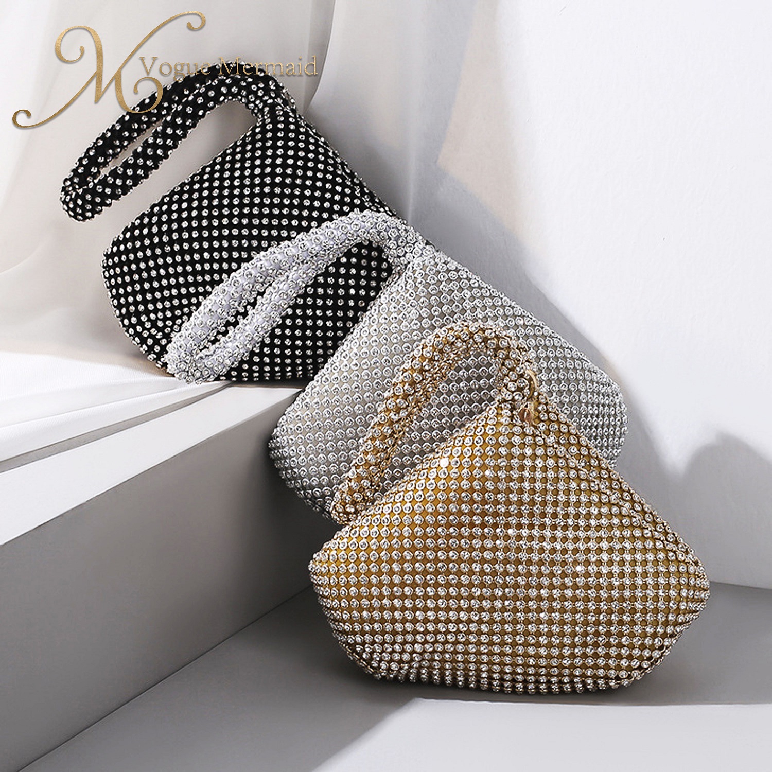 evening rhinestone mini bag