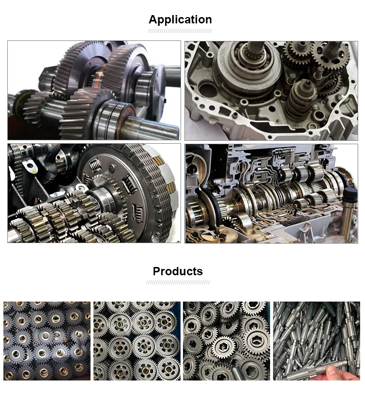 CNC gear hobbing helical and straight gear rack