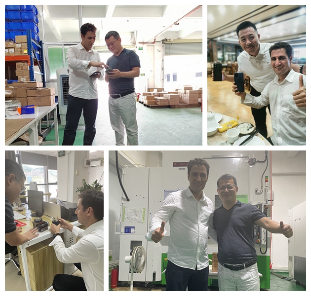 Turkish Customer Visited Hansheng CNC Machining Center