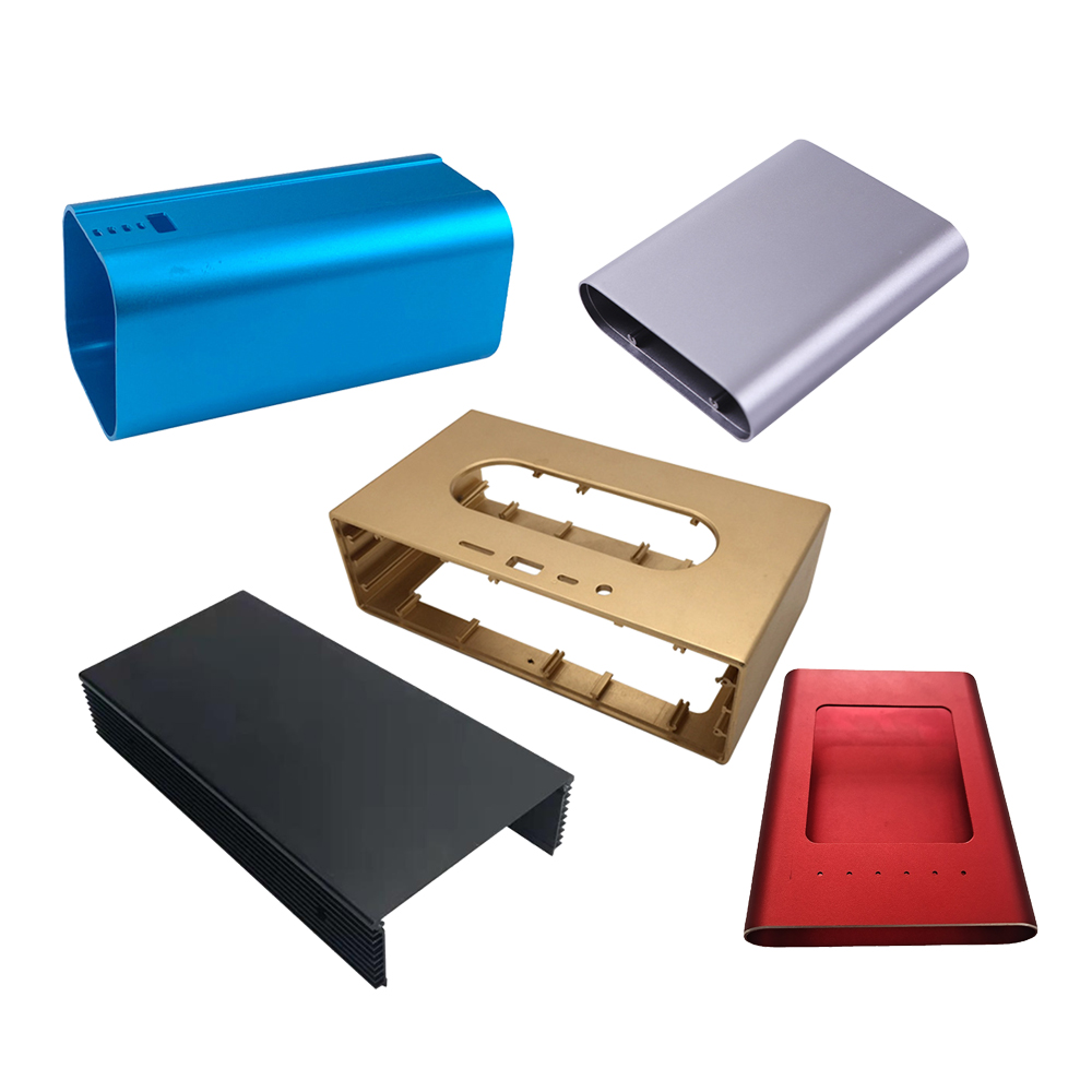 anodized aluminum housing