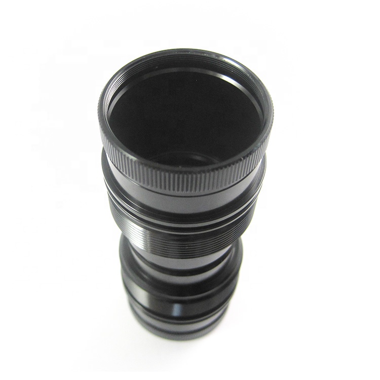 black anodized