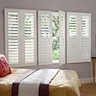Factory supply basswood side hinged venetian shade plantation shutter blinds