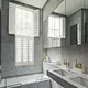 Vertical louver tilt rod and shutter pvc louver design