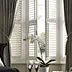 High quality Factory Direct Custom White Wood louver window Plantation Shuttersjpg