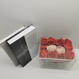 Gift Transparent Acrylic Flower Box
