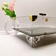 acrylic rectangle tray with lid