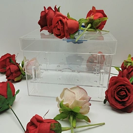 Acrylic Long Rectangular Vase