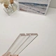 Transparent A4 T Shape Sign Holder