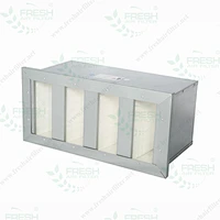 V-bank HEPA air filter