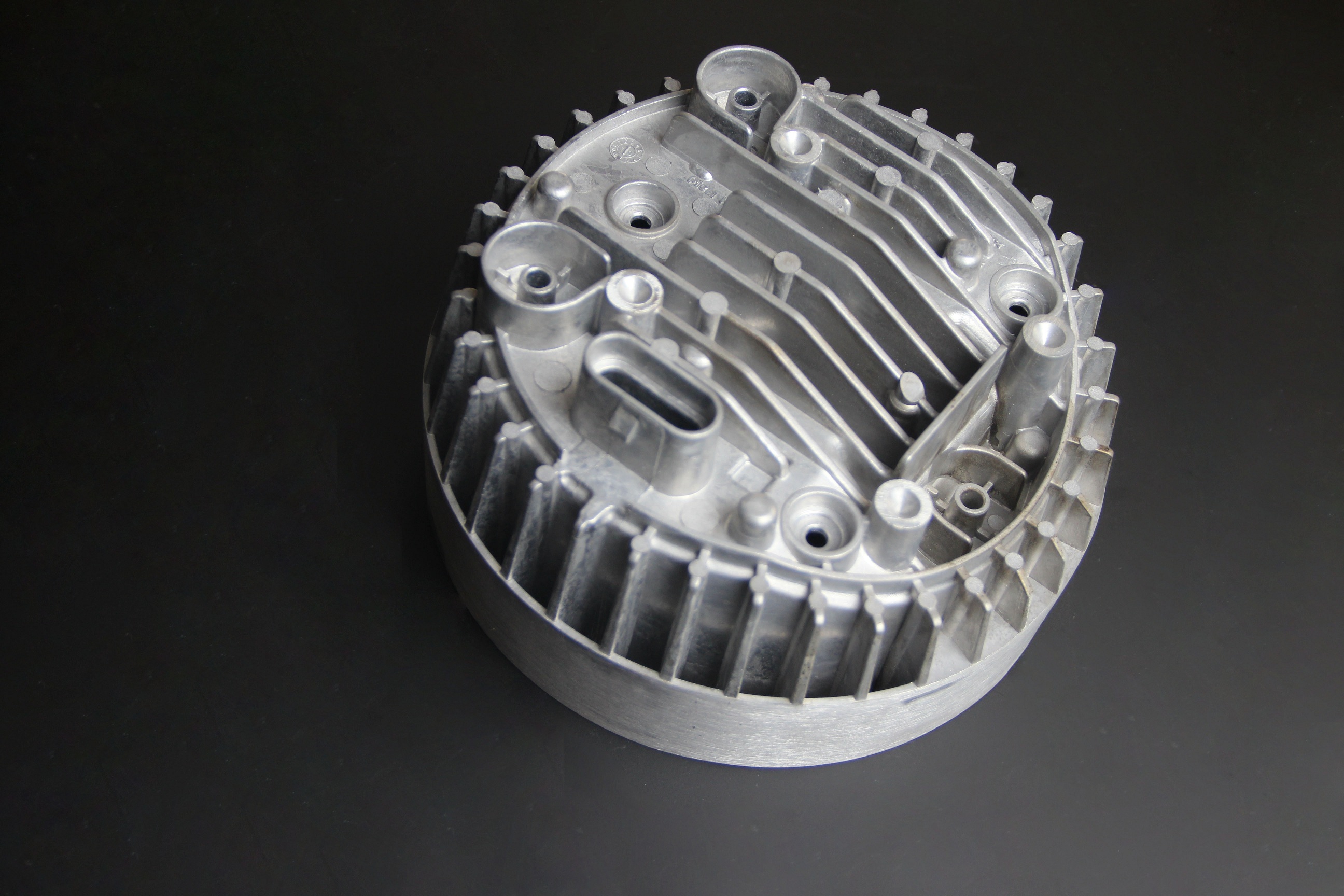 Harley Bronx Motorcycle Aluminum Headlight Bottom Housing Die casting Mould