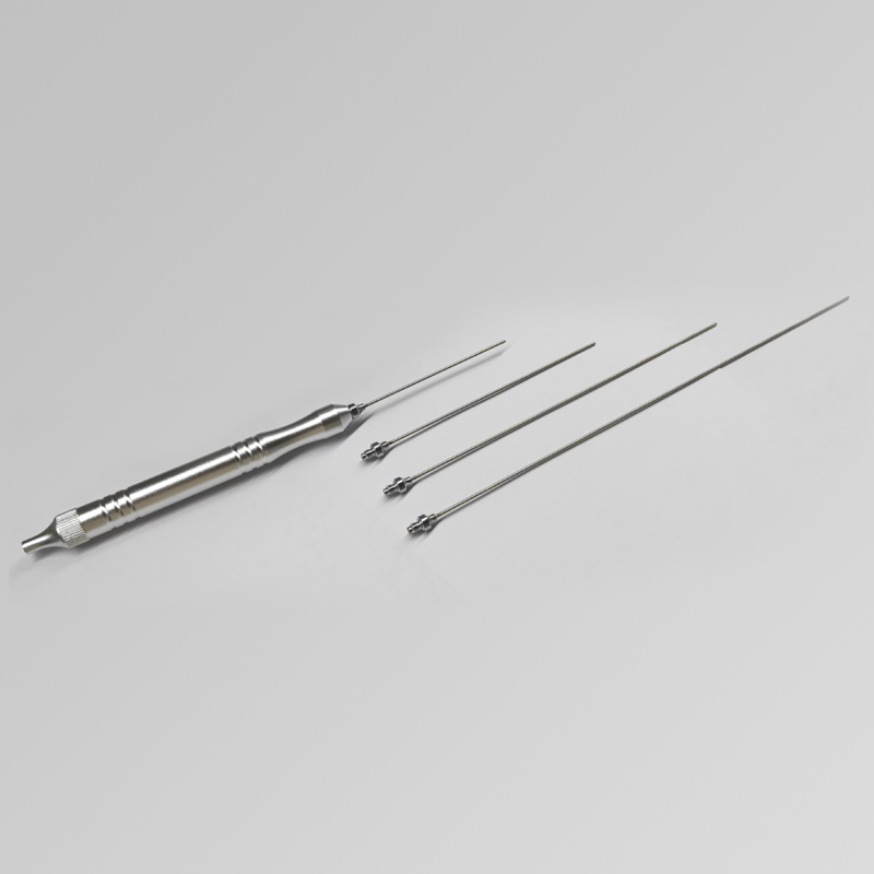 Injection cannula set with blunt-tip cannulas for filler and PRP treatments – stainless steel, CE-certified