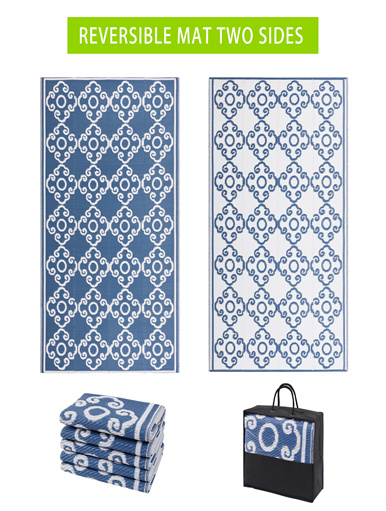 wholesale carpets manufacturing Reversible Mats plastic straw rug Patio rug patio waterproof outdoor reversible rug
