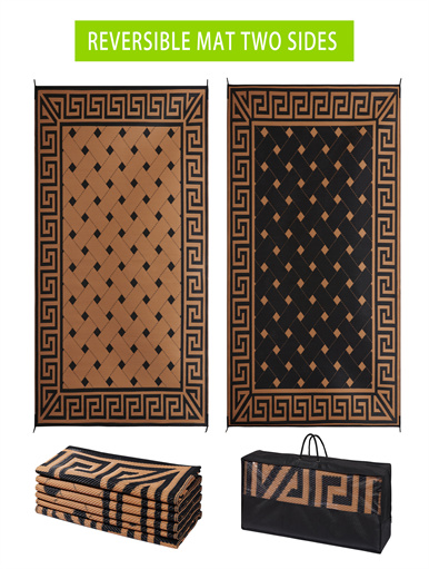 Beach mat PP pipe woven plastic beach mat portable folding portable beach mat outdoor picnic mat