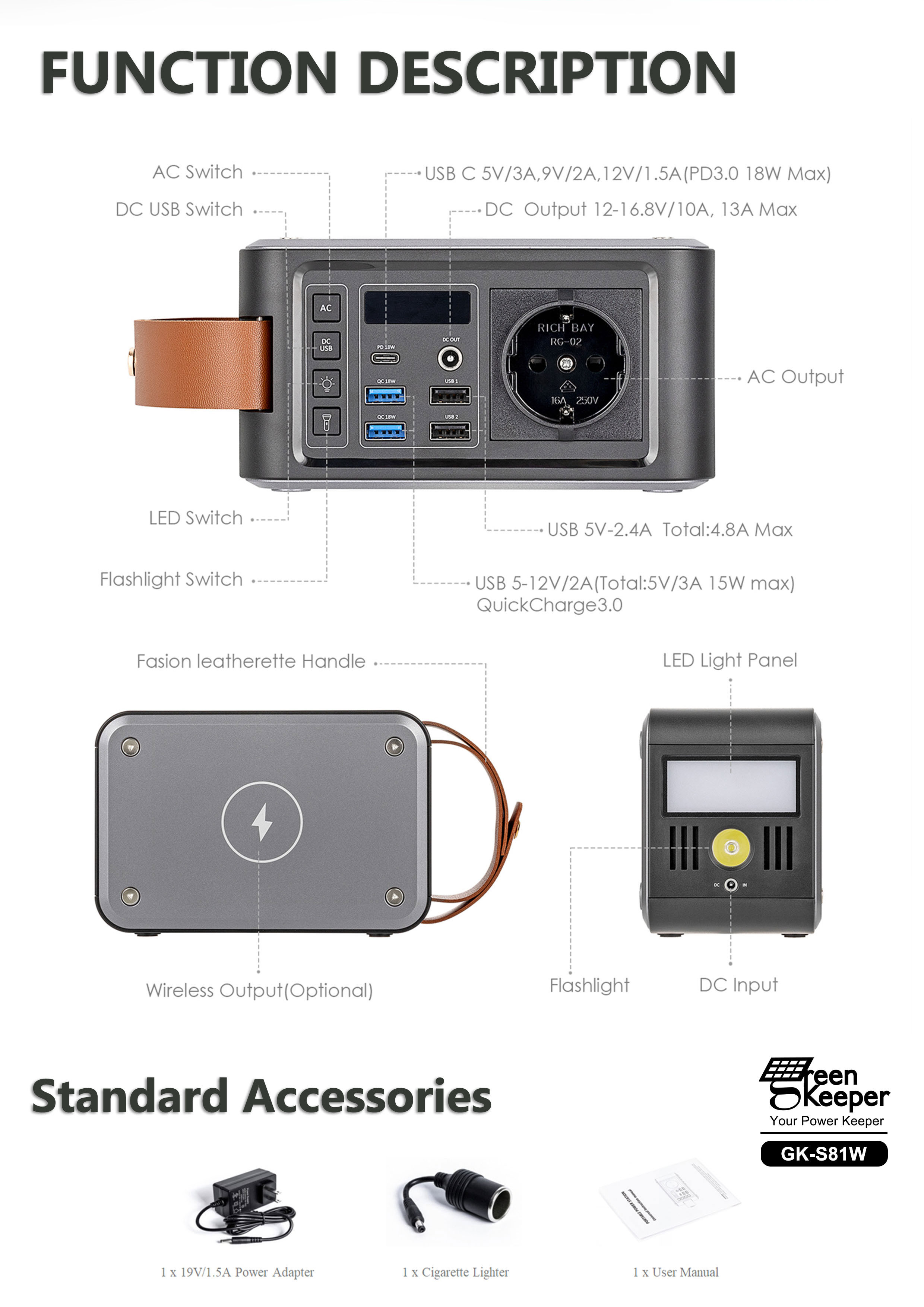 portable lithium power station