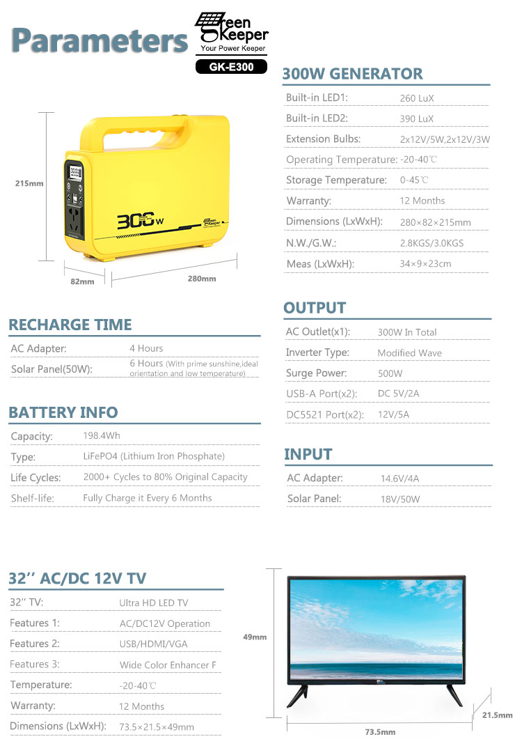 rechargeable power station