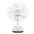 ventilateur solaire portable de 12 pouces