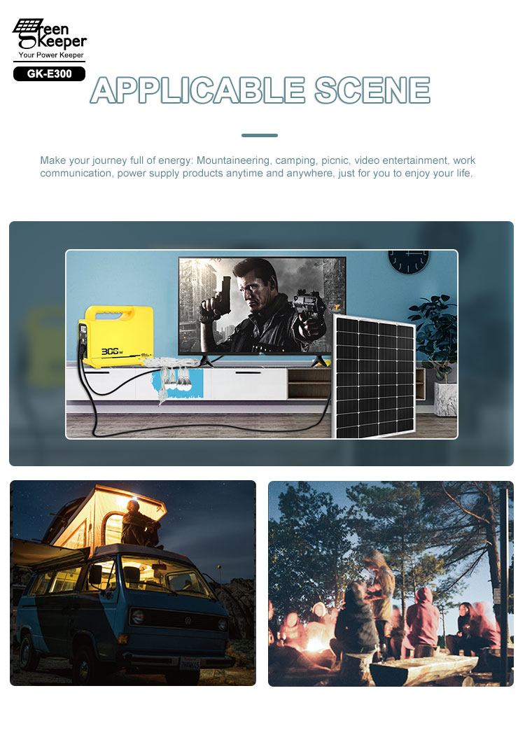 portable solar generator power station