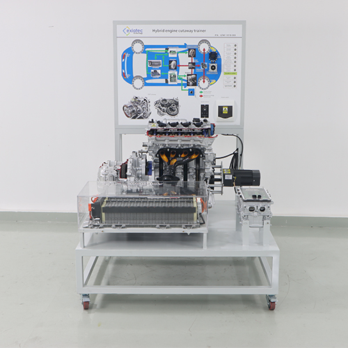 hybrid engine cutaway model