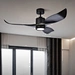 DC Pure Copper Motor 52inch ABS Ceiling Fan Light Fanplus