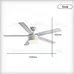 Ceiling fan fan reverse function Fanplus