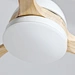 Wood Blades Led Ceiling Fan With Light Remote Control Fanplus