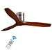 Solid wood BLDC flush mount ceiling fan Fanplus