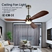 52 Inch 3 Solid Wooden Ceiling Fan Fanplus