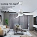 ABS Led Ceiling Fan durable mute operation Fanplus