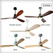 52 Inch 3 Solid Wooden Ceiling Fan Fanplus
