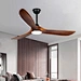 Wood giant ceiling fan 52 inch integrated LED Fanplus