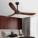 Wood giant ceiling fan 52 inch integrated LED Fanplus