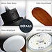 52 Inch 3 Solid Wooden Ceiling Fan Fanplus